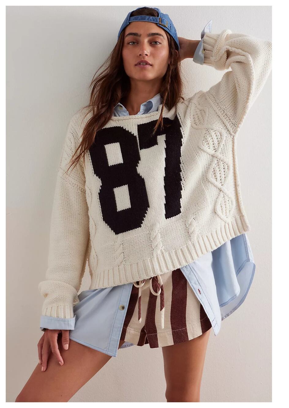 NEW Free People We the Free 87 Oversize Sweater Size XS